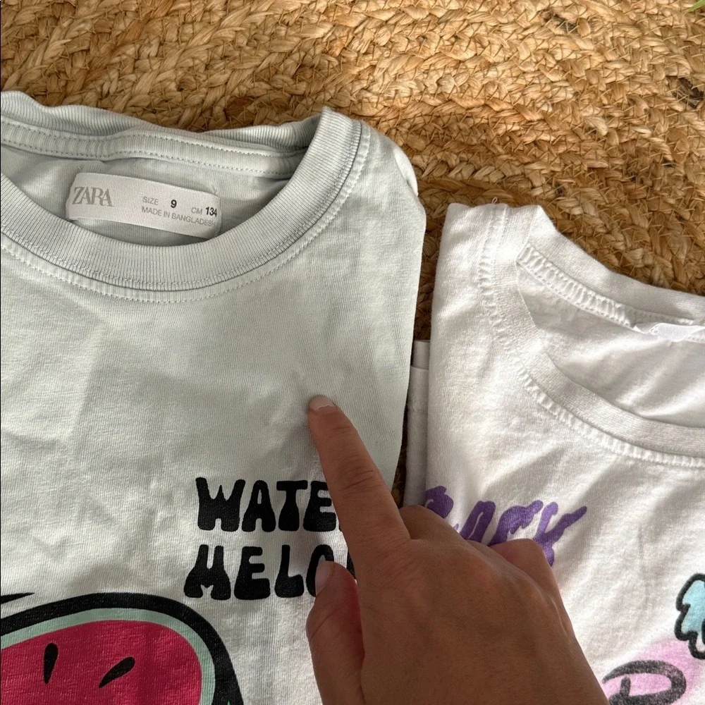 Zara Skater Cotton SS Shirt Lot. 9-10 - Picture 6 of 7